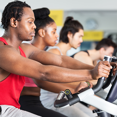 A Human Performance Centre using an exercise bike